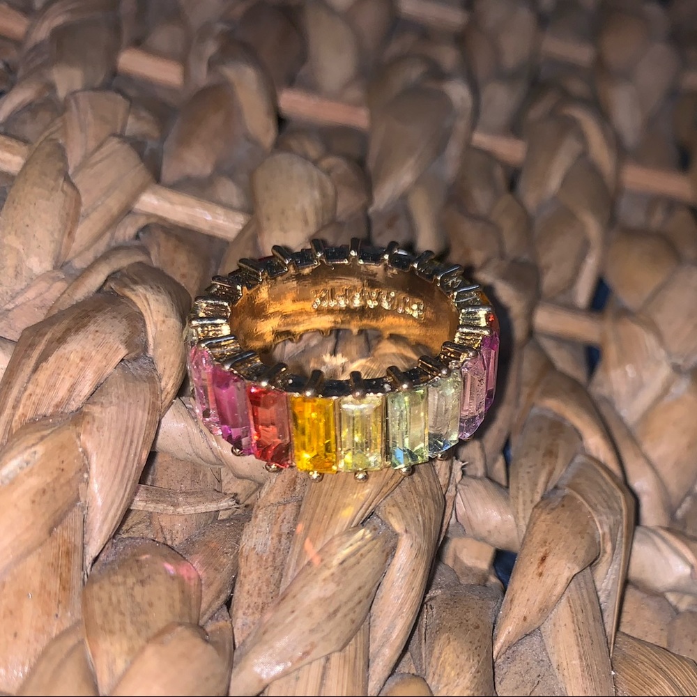 Baublebar Sugarfix Size 8 Colorful Pastel Ring